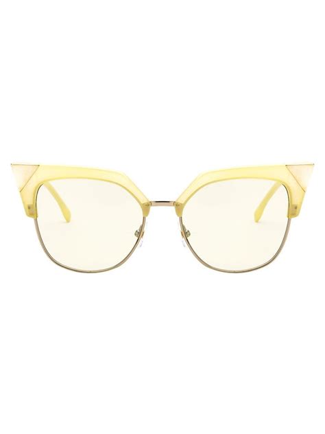 fendi yellow eyes|fendi eyewear frames.